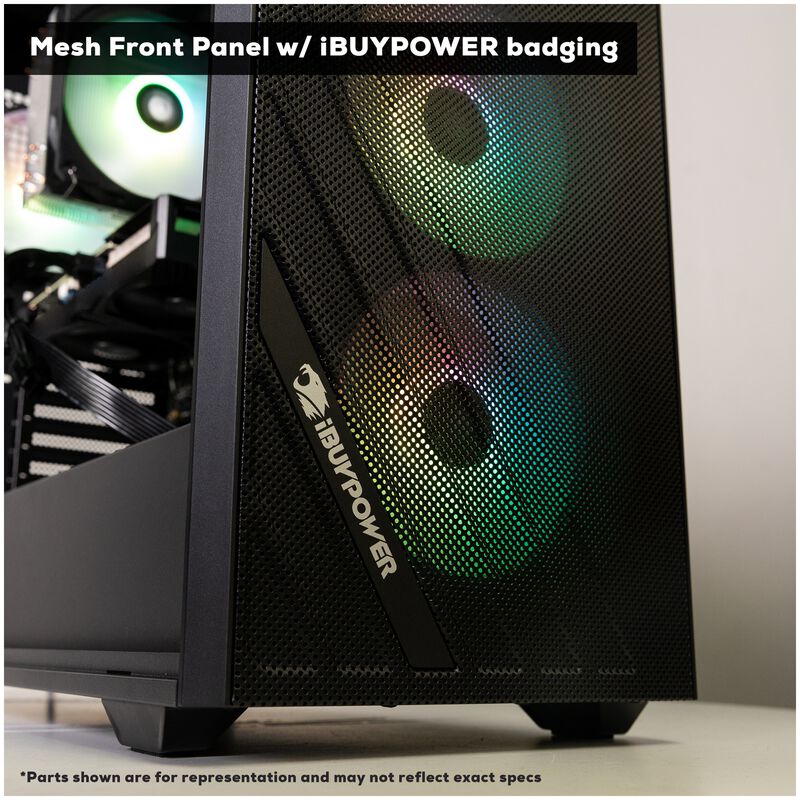 iBUYPOWER Scale Gaming Desktop with Intel Core i5-14400F, 14th Gen, 10-Core CPU, NVIDIA GeForce RTX 4060, 8GB VRAM GPU, 16 GB RAM, 1 TB SSD & Windows 11 Home - Black, , hires