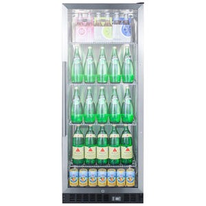 Summit Commercial 24 in. 11.0 cu. ft. Built-In/Freestanding Beverage Center with Adjustable Shelves & Knob(s) Control - Stainless Steel, , hires