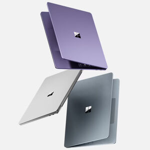 Microsoft Surface Laptop 13 in. Touch Screen Notebook with Copilot+PC, Qualcomm Snapdragon X Plus, 8-Core CPU, Qualcomm Adreno GPU, 16GB RAM, 512GB UFS, Up to 23 Hrs of Battery Life & Window 11 Home - Platinum, , hires