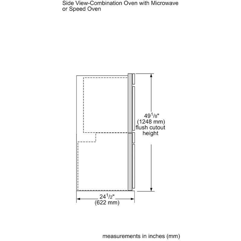 Thermador Masterpiece Series 30 in. 6.1 cu. ft. Smart Speed Electric Microwave/Wall Oven Combo with True European Convection - Stainless Steel, , hires