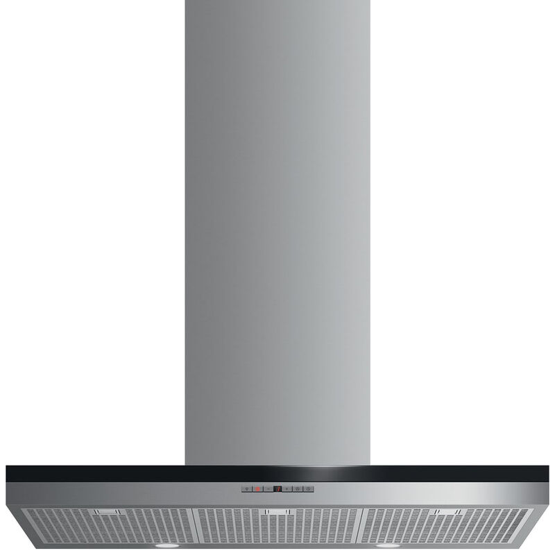 Fisher & Paykel Series 7 36 in. Chimney Style Range Hood with 4 Speed Settings, 600 CFM, Ducted Venting & 2 LED Lights - Stainless Steel, , hires