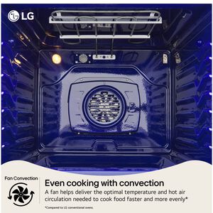 LG 30 in. 6.3 cu. ft. Smart Air-Fry Standard Convection Slide-In Gas Range with 5 Sealed Burners & Griddle - PrintProof Stainless Steel, , hires