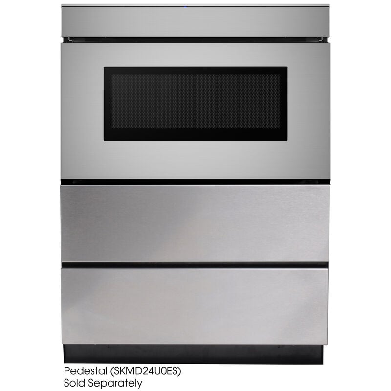 Sharp 24 in. 1.2 cu. ft. 950W Smart Drawer Microwave with Sensor Cooking - Stainless Steel, , hires