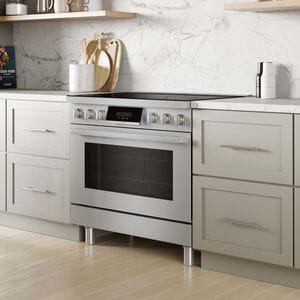 Bosch 800 Series 36 in. 3.7 cu. ft. True European Convection Electric Range with 5 Induction Burners - Stainless Steel, , hires