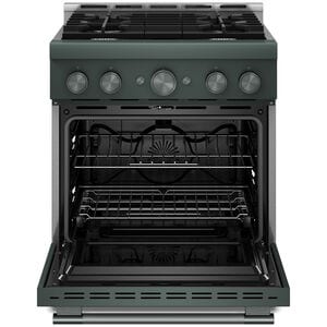 KitchenAid Commercial-Style 30 in. 4.1 cu. ft. Air-Fry True European Convection Gas Range with 4 Sealed Burners - Juniper, , hires