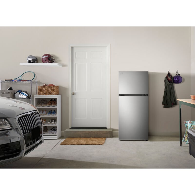 LG 28 in. 17.5 cu. ft. Top Freezer Refrigerator PrintProof Stainless Steel