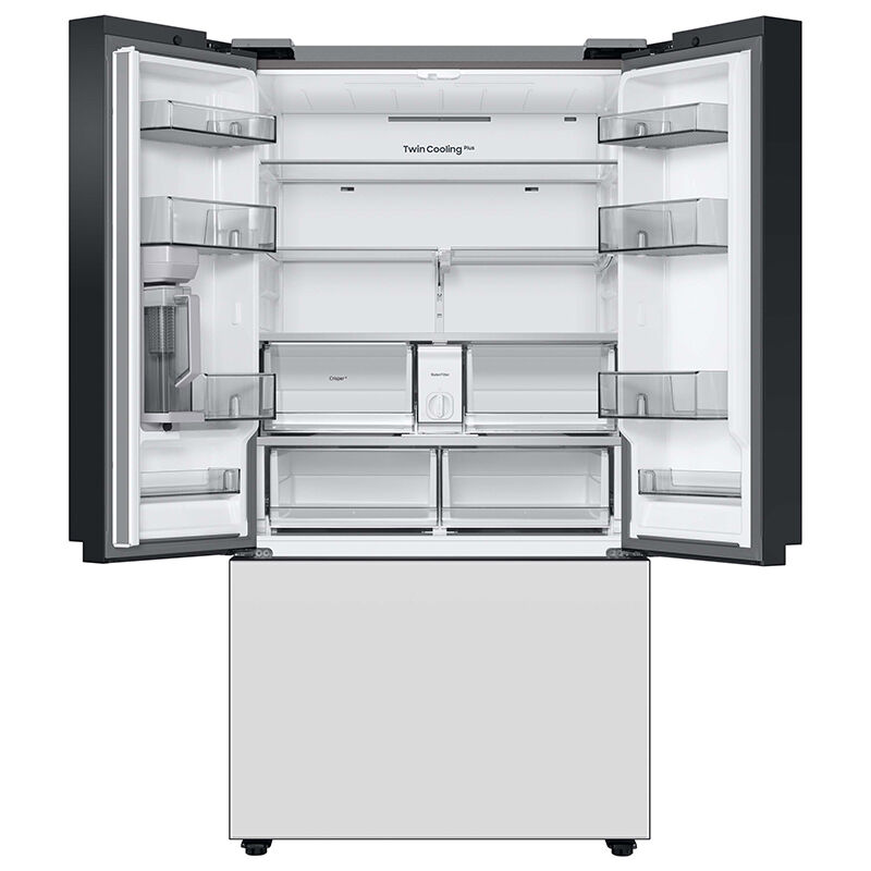 nedovoljan bakar uravnotežena  Samsung Bespoke 36 in. 30.1 cu. ft. Smart French Door Refrigerator with  AutoFill Water Pitcher - White Glass | P.C. Richard & Son