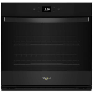 Whirlpool 27 in. 4.3 cu. ft. Smart Electric Single Wall Oven with Standard Convection - Black, Black, hires