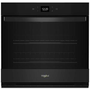Whirlpool 27 in. 4.3 cu. ft. Electric Smart Wall Oven with Standard Convection & Self Clean - Black, Black, hires