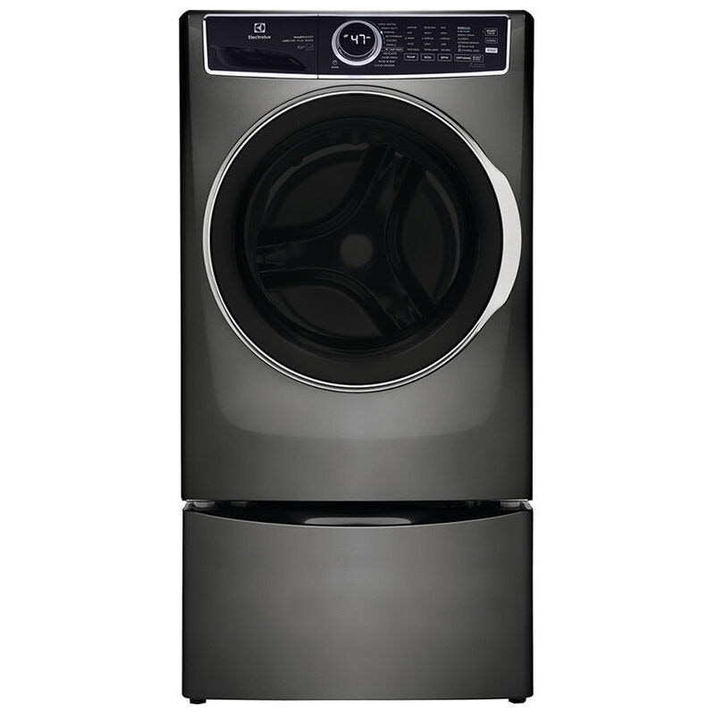 Electrolux 600 Series 27 in. 4.5 cu. ft. Stackable Front Load Washer with Perfect Steam, LuxCare Plus Wash System & SmartBoost -Titanium, Titanium, hires