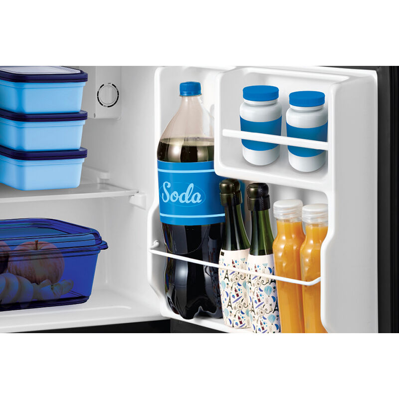 Midea 19 in. 1.7 cu. ft. Mini Fridge - Black, Black, hires