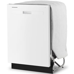 Whirlpool 24 in. Top Control Dishwasher with 55 dBa Sound Level & Pocket - White, White, hires