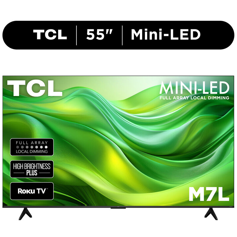 TCL - 55" Class M7L Mini-LED 4K UHD Smart Roku TV, , hires