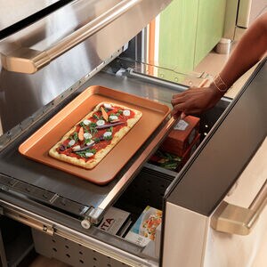 Cafe 36 in. 28.7 cu. ft. Smart 4-Door French Door Refrigerator with Internal Water Dispenser - Platinum Glass, Platinum Glass, hires