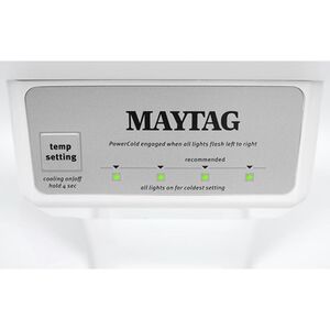 Maytag 33 in. 21.3 cu. ft. Garage-Ready Top Freezer Refrigerator - Fingerprint Resistant Stainless, Fingerprint Resistant Stainless, hires