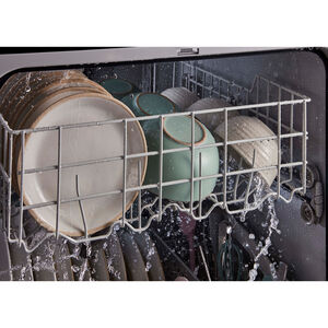 Whirlpool 24 in. Front Control Dishwasher with 59 dBa Sound Level & Pocket - White, White, hires