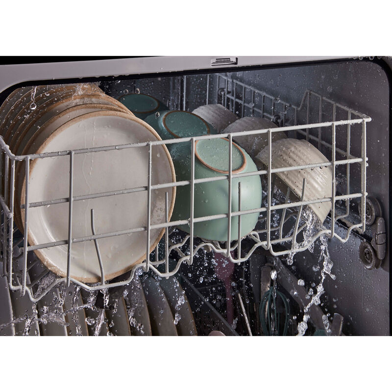 Whirlpool 24 in. Front Control Dishwasher with 59 dBa Sound Level & Pocket - White, White, hires