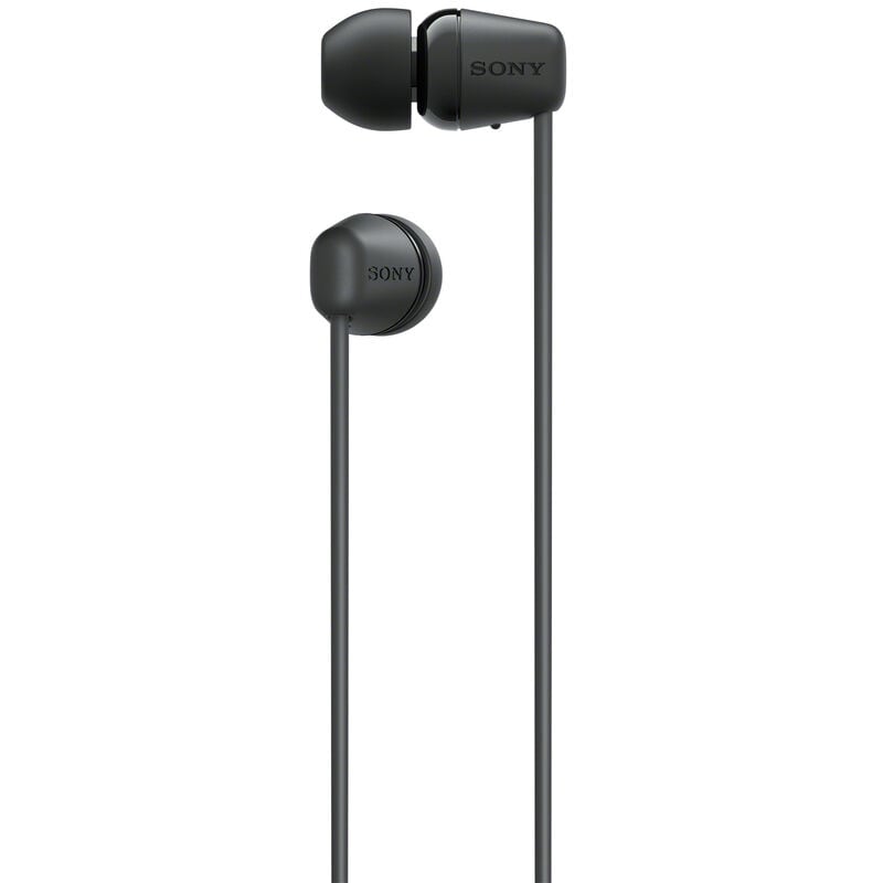 Sony WI-C100 Wireless In-ear Bluetooth Headphones with built-in microphone, Black, , hires