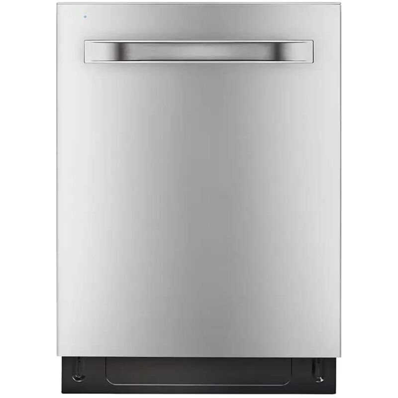Midea 24 in. Top Control Smart Dishwasher with 47 dBA Sound Level, 3rd-Rack, 3-Stage Total Drying & Pocket Handle - Stainless Steel, , hires