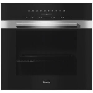 Miele PureLine Series 30" 4.6 Cu. Ft. Electric Smart Wall Oven with Standard Convection & Self Clean - Clean Touch Steel, , hires