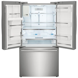 Frigidaire Gallery 36 in. 22.6 cu. ft. Counter Depth French Door Refrigerator with Ice & Water Dispenser - Stainless Steel, Stainless Steel, hires
