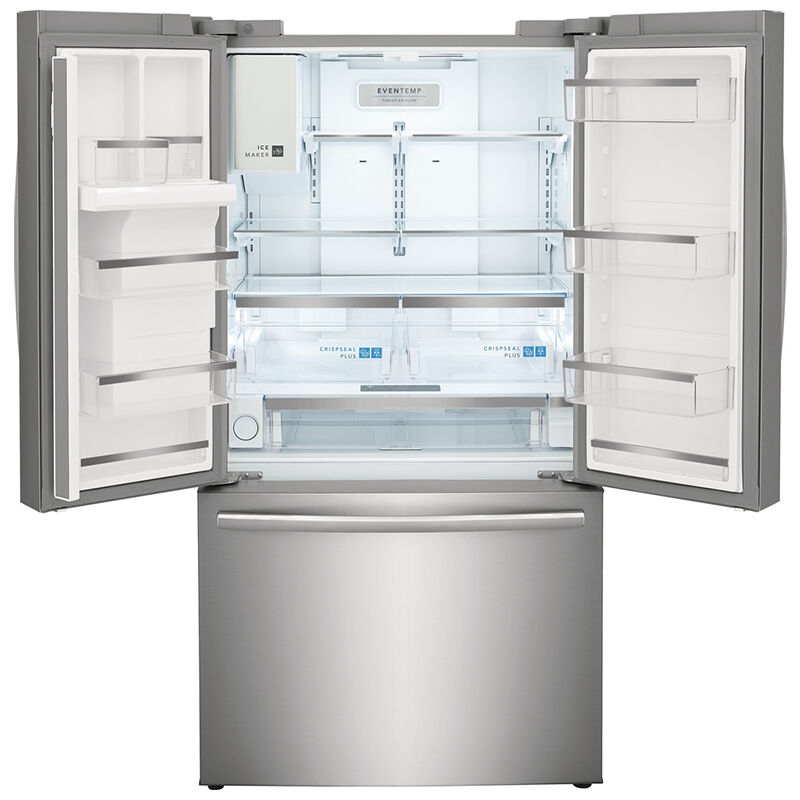 Frigidaire Gallery 36 in. 22.6 cu. ft. Counter Depth French Door Refrigerator with Ice & Water Dispenser - Stainless Steel, Stainless Steel, hires
