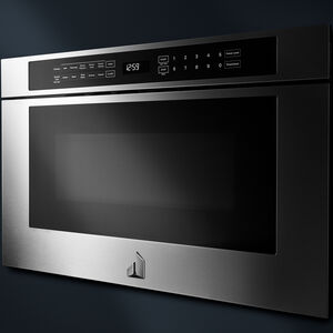 JennAir Rise 24 in. 1.2 cu. ft. 950W Drawer Microwave with Sensor Cooking - Stainless Steel, , hires