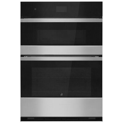 JennAir Noir 30" 6.4 Cu. Ft. Electric Double Wall Oven with Standard Convection & Self Clean - Floating Glass Black | JMW2430LM