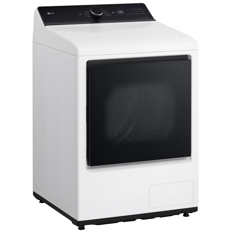 LG 27 in. 7.3 cu. ft. Smart Ventless Electric Dryer with Heat Pump & Sensor Dry - Alpine White, Alpine White, hires