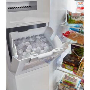 Whirlpool 36 in. 20.6 cu. ft. Counter Depth Side by Side Refrigerator with Ice & Water Dispenser - White, White, hires