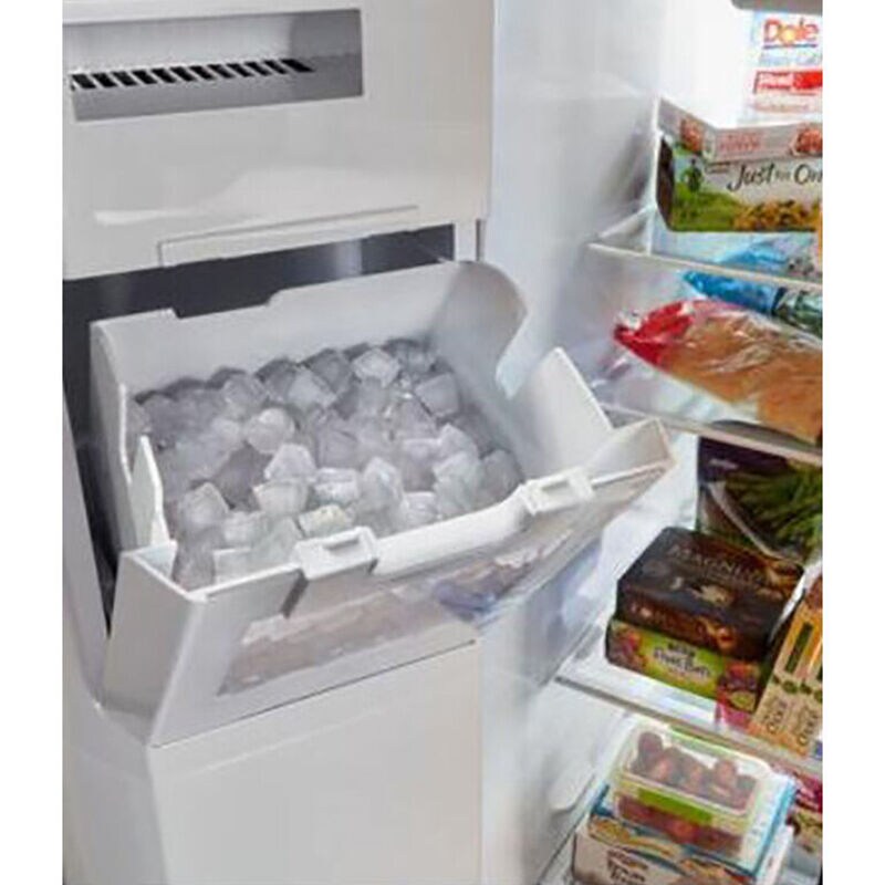 Whirlpool 36 in. 20.6 cu. ft. Counter Depth Side by Side Refrigerator with Ice & Water Dispenser - White, White, hires