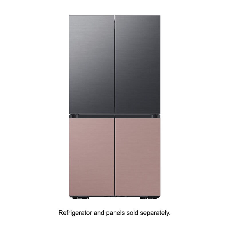 Samsung 4-Door Flex BESPOKE Refrigerator Top Panel - Matte Black Steel, , hires