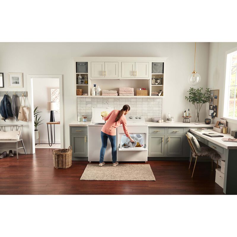 Whirlpool 29 in. 7.0 cu. ft. Gas Dryer with AutoDry Drying System & Sensor Dry - White, , hires