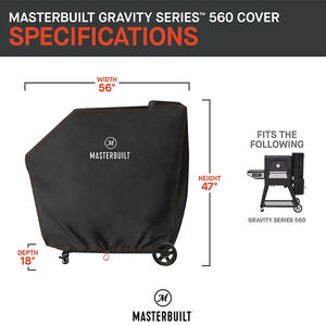 Masterbuilt Gravity Series 560 Grill Cover, , hires