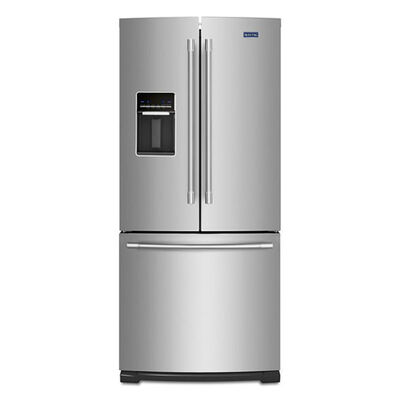 Maytag 30 in. 19.6 cu. ft. French Door Refrigerator with Water Dispenser with Water Dispenser - Stainless Steel | MFW2055FRZ