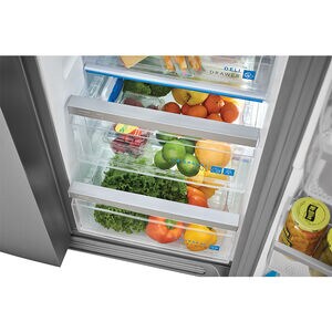 Frigidaire Gallery 36 in. 25.6 cu. ft. Side by Side Refrigerator with Ice & Water Dispenser - Stainless Steel, Stainless Steel, hires
