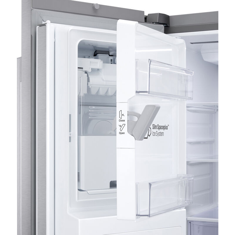 LG 36 in. 23.7 cu. ft. Smart Counter Depth French Door Refrigerator with Ice & Water Dispenser - Printproof Stainless Steel, , hires