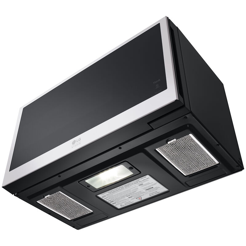 LG Studio 30 in. 1.7 cu. ft. 950W Smart Over-the-Range Microwave with 300 CFM, Convection & Sensor Cooking - Essence White, , hires