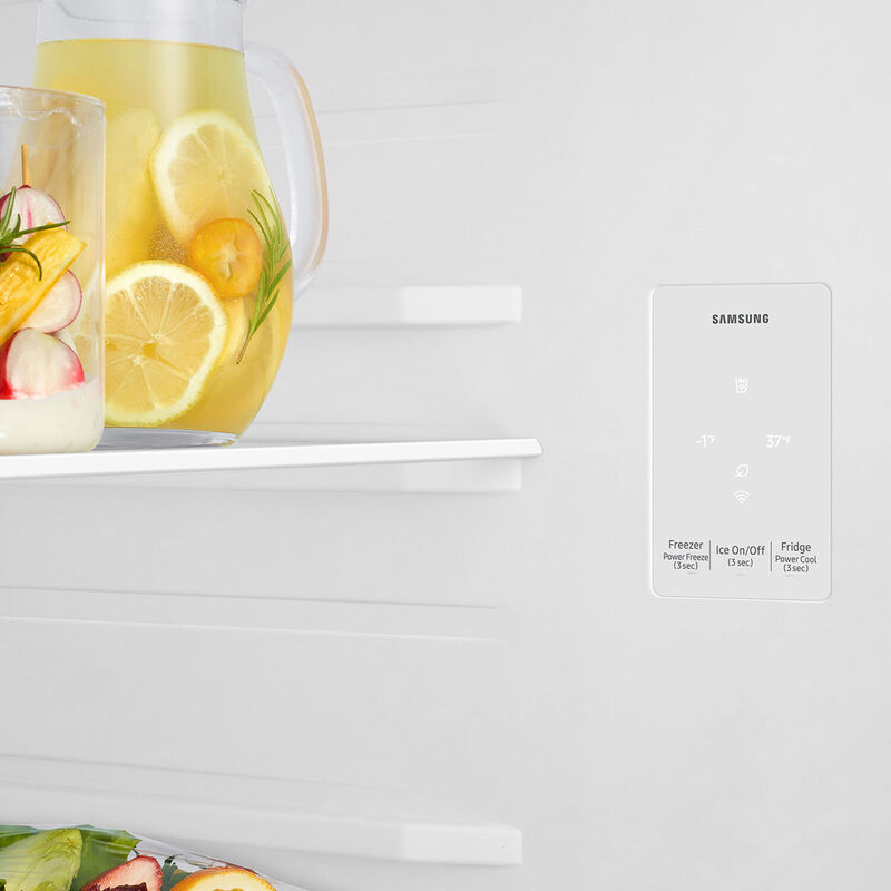 Samsung 29 in. 17.5 cu. ft. Smart Garage Ready Top Freezer Refrigerator with Ice Maker - Fingerprint Resistant Stainless, , hires