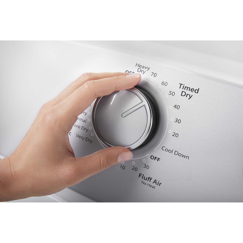 Whirlpool 29 in. 7.0 cu. ft. Electric Dryer with AutoDry Drying System - White, , hires