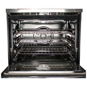 Viking 30" 4.3 Cu. Ft. Electric Wall Oven with True European Convection & Self Clean - Stainless Steel, , hires