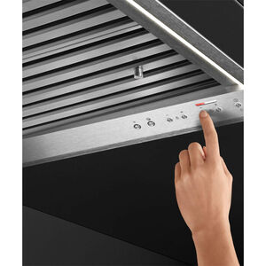 Fisher & Paykel Series 9 36 in. Ducted Standard Style Range Hood with 1100 CFM, 5 Fan Speeds & 1 LED Light - Stainless Steel, , hires