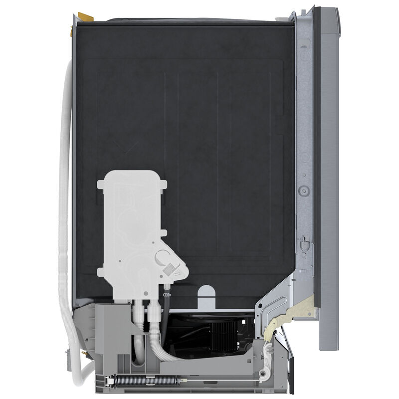 Bosch 300 Series 24 in. Top Control Smart Dishwasher with 46 dBa Sound Level, 3rd-Rack, PureDry & Pocket - Stainless Steel, Stainless Steel, hires