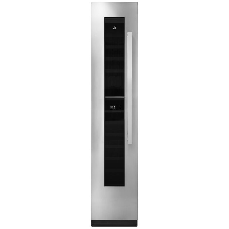 JennAir Noir 18 in. Wine Column Panel Left Swing - Stainless Steel, , hires