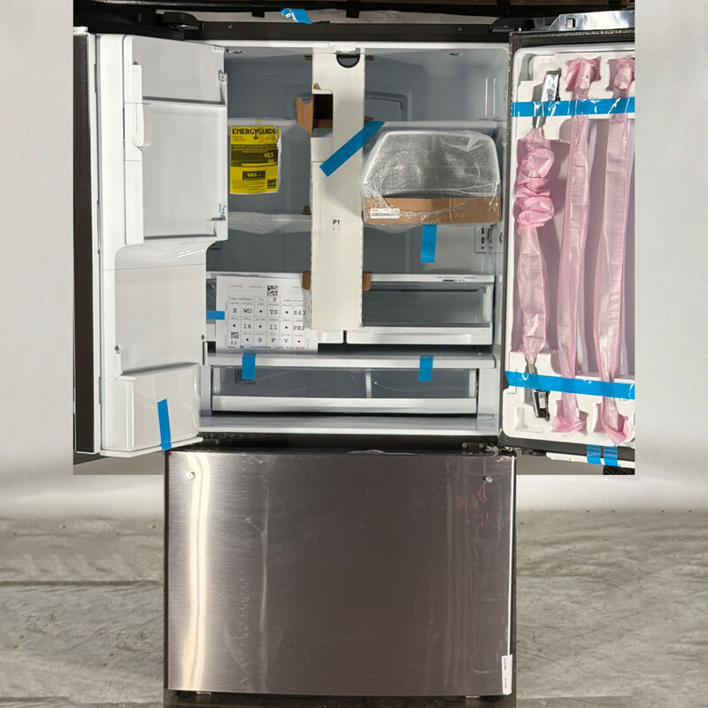 GE Profile 36 in. 22.1 cu. ft. Built-In Counter Depth French Door Refrigerator with Ice & Water Dispenser - Fingerprint Resistant Stainless (Open Box Excellent Condition), , hires