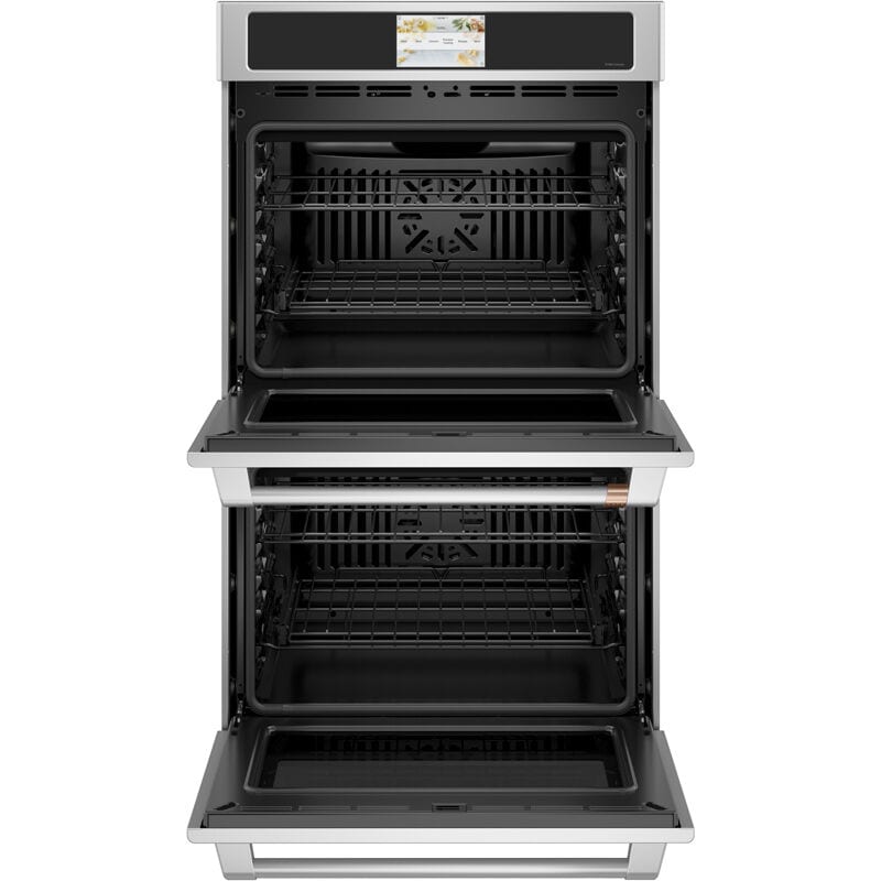 Cafe Professional Series 30 in. 10 cu. ft. Smart Top Control Electric Double Wall Oven with True European Convection - Stainless Steel, Stainless Steel, hires