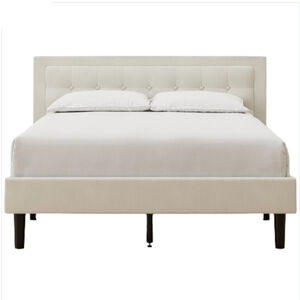 Nectar Mornington Twin Headboard & Frame - Linen, , hires