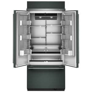 KitchenAid 36 in. 20.8 cu. ft. Built-In Counter Depth French Door Refrigerator with Ice Maker - Juniper, Juniper, hires