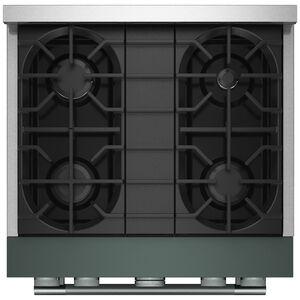 KitchenAid Commercial-Style 30 in. 4.1 cu. ft. Air-Fry True European Convection Gas Range with 4 Sealed Burners - Juniper, , hires