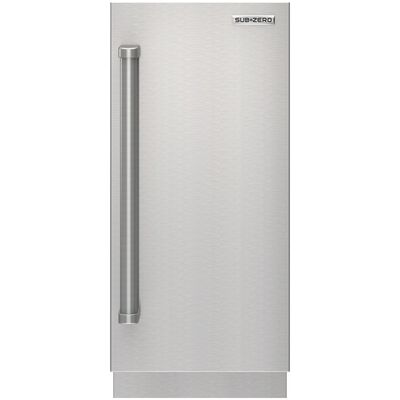 Sub-Zero 15 in. Stainless Door Panel with Pro Handle - Outdoor - Right Hinge | 7043092